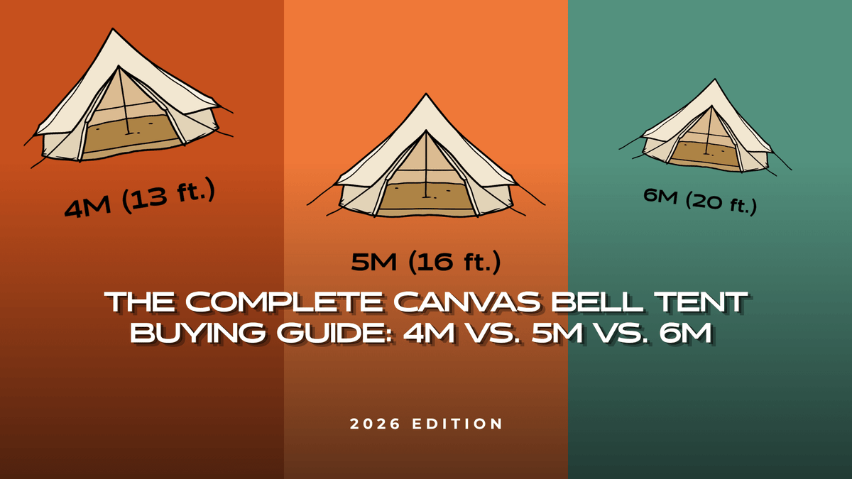 The Complete Canvas Bell Tent Buying Guide: 4M vs. 5M vs. 6M (2026 Edition)
