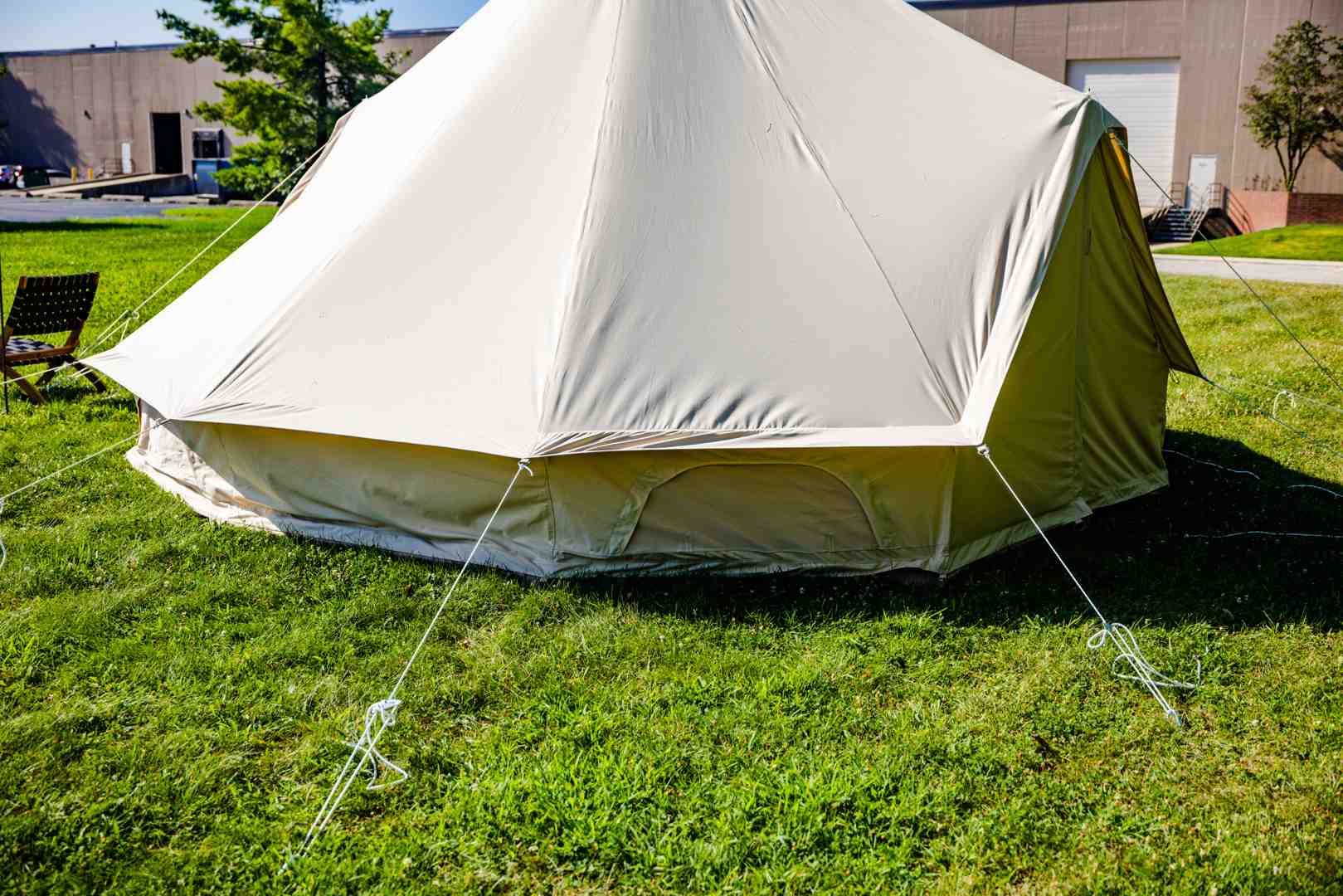 Canvas tent waterproofing