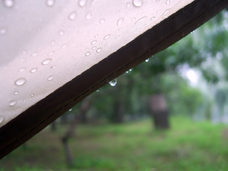 tent + condensation