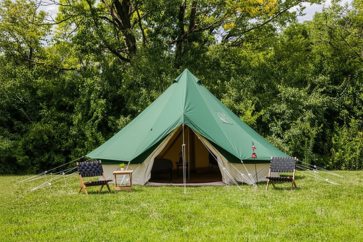 Green Rainfly for Stout Bell Tent image 4