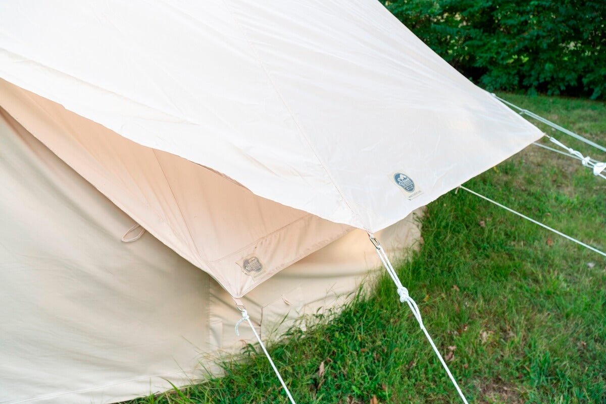 Tan Rainfly for Stout Bell Tent image 4