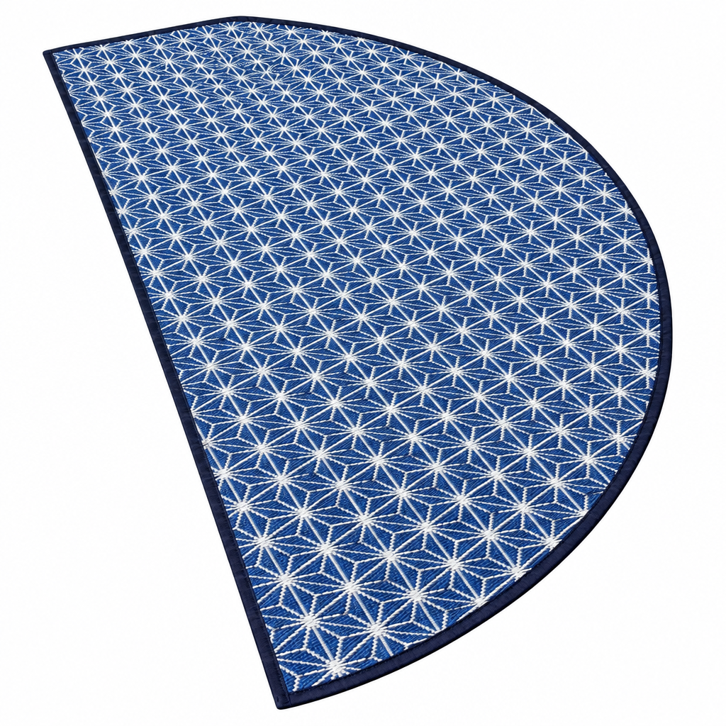 Bell Tent Rug - Half-Moon | Blue