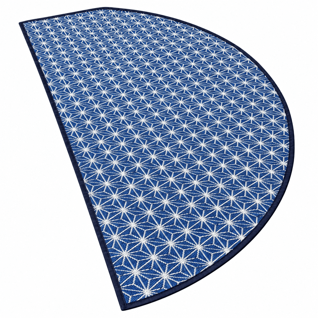 Bell Tent Rug - Half-Moon | Blue