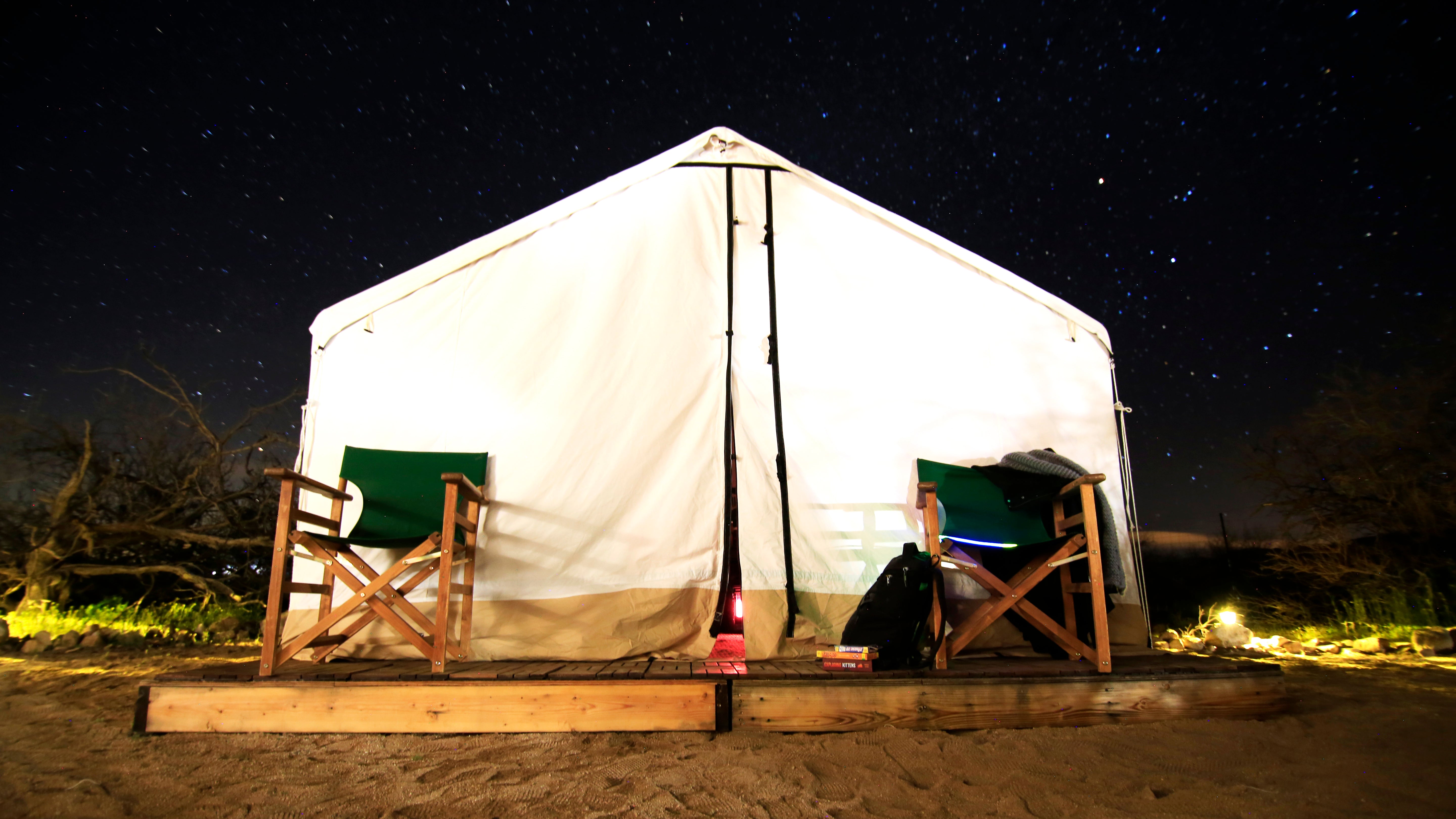 Wall Tent Canvas Covering - 12' x 10' - White (The Outer Layer of a Tent)