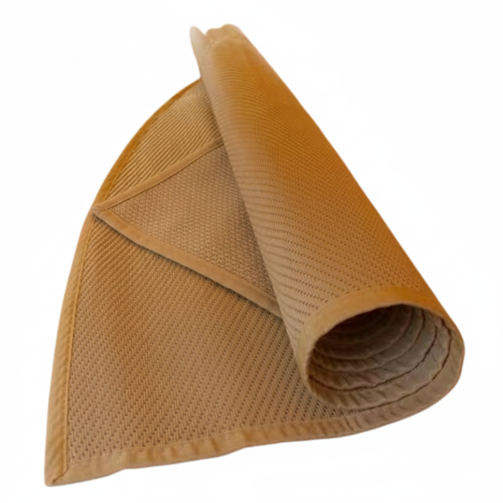 Bell Tent Tan Half-Moon Rug image 0