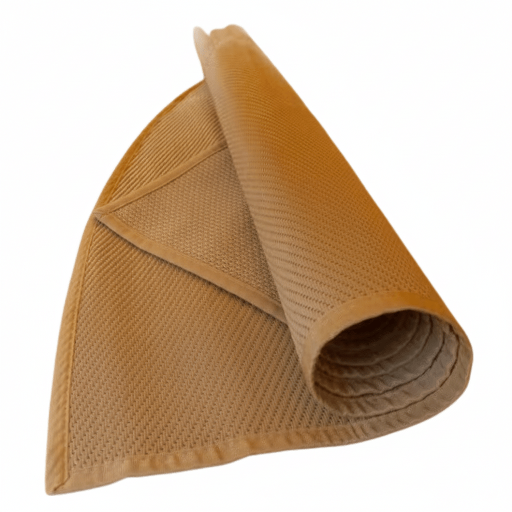 Bell Tent Tan Half-Moon Rug image 0