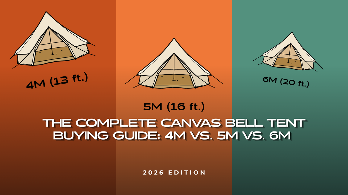 The Complete Canvas Bell Tent Buying Guide: 4M vs. 5M vs. 6M (2026 Edition)