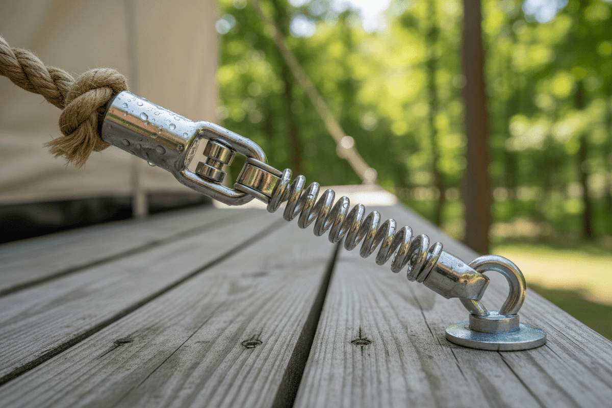 Anchoring Without Stakes: Clever Hardware Hacks for Securing a Tent to a Wooden Deck