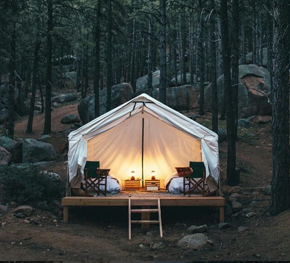 Wall Tent Canvas Covering - 12' x 10' - White (The Outer Layer of a Tent)