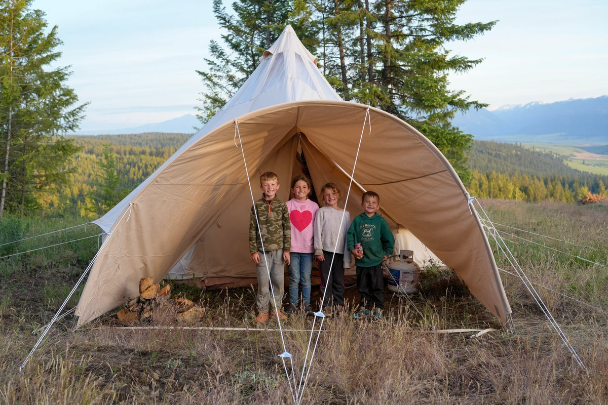 Stout Bell Tent Curved Awning - Stout Tent