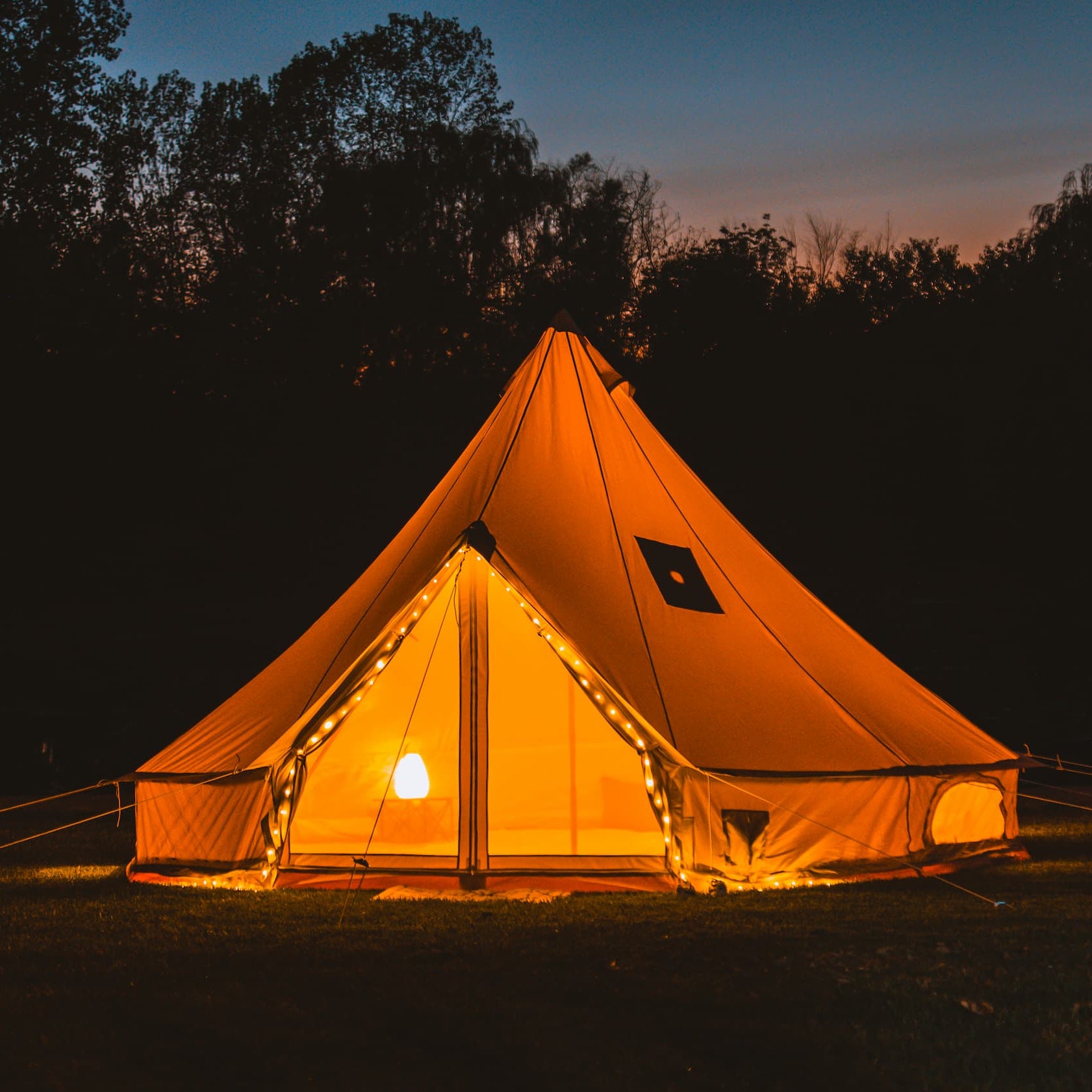 Best Canvas Bell Tent: Overland Sunforger Glamping Tents