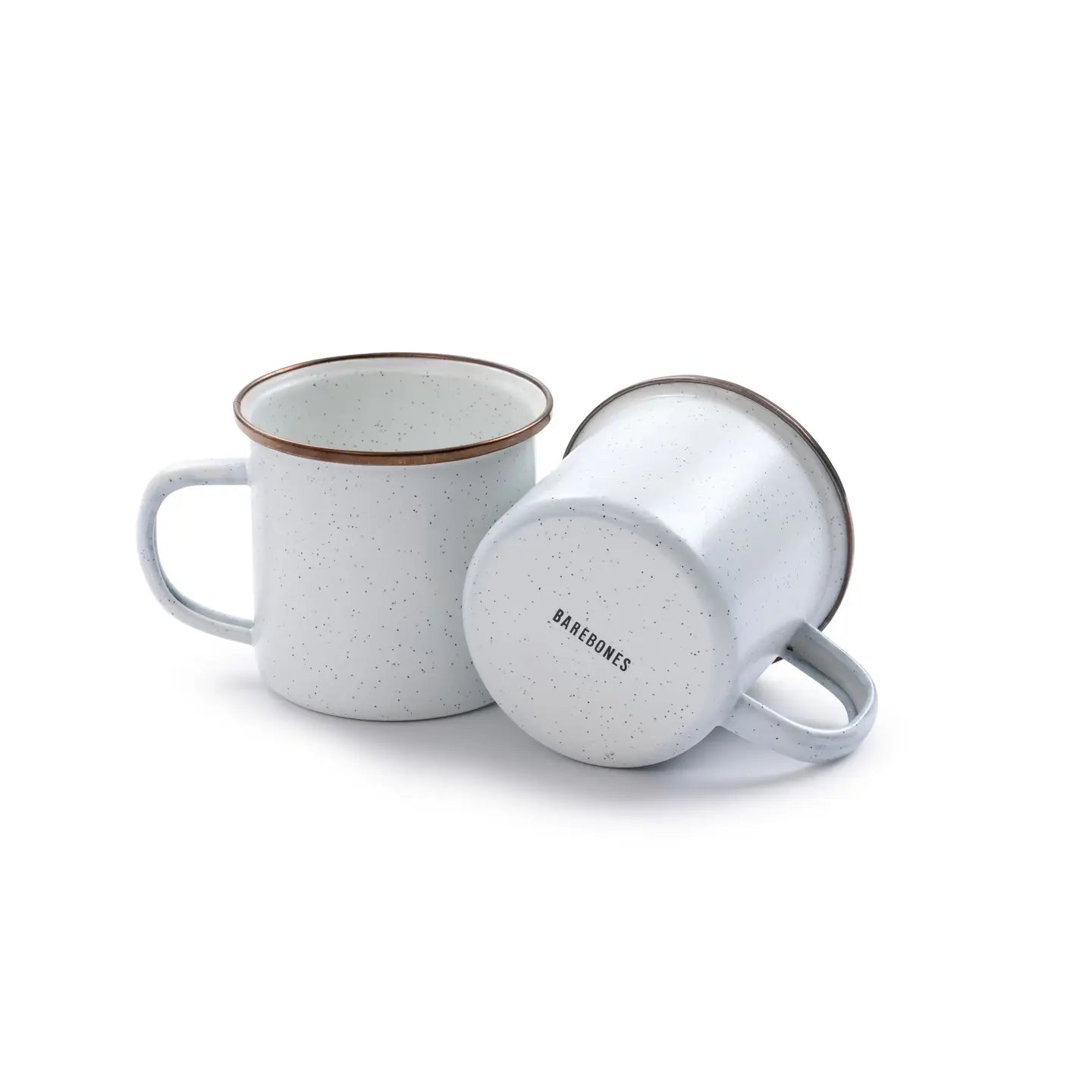 Enamel Cup (Set of 2) - Tea & Coffee Mug - Eggshell image