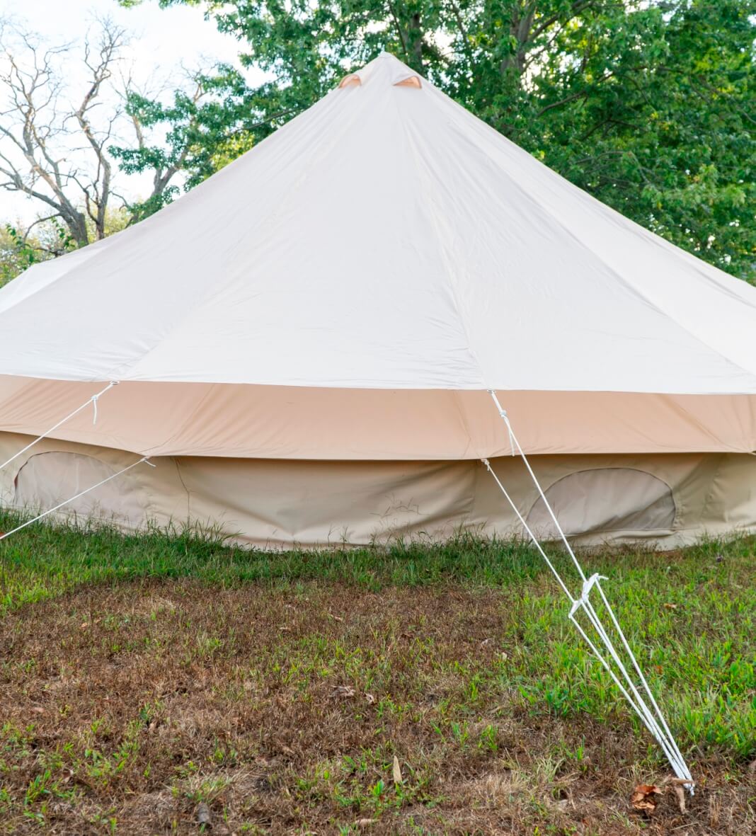 Tan Rainfly for Stout Bell Tent image 2