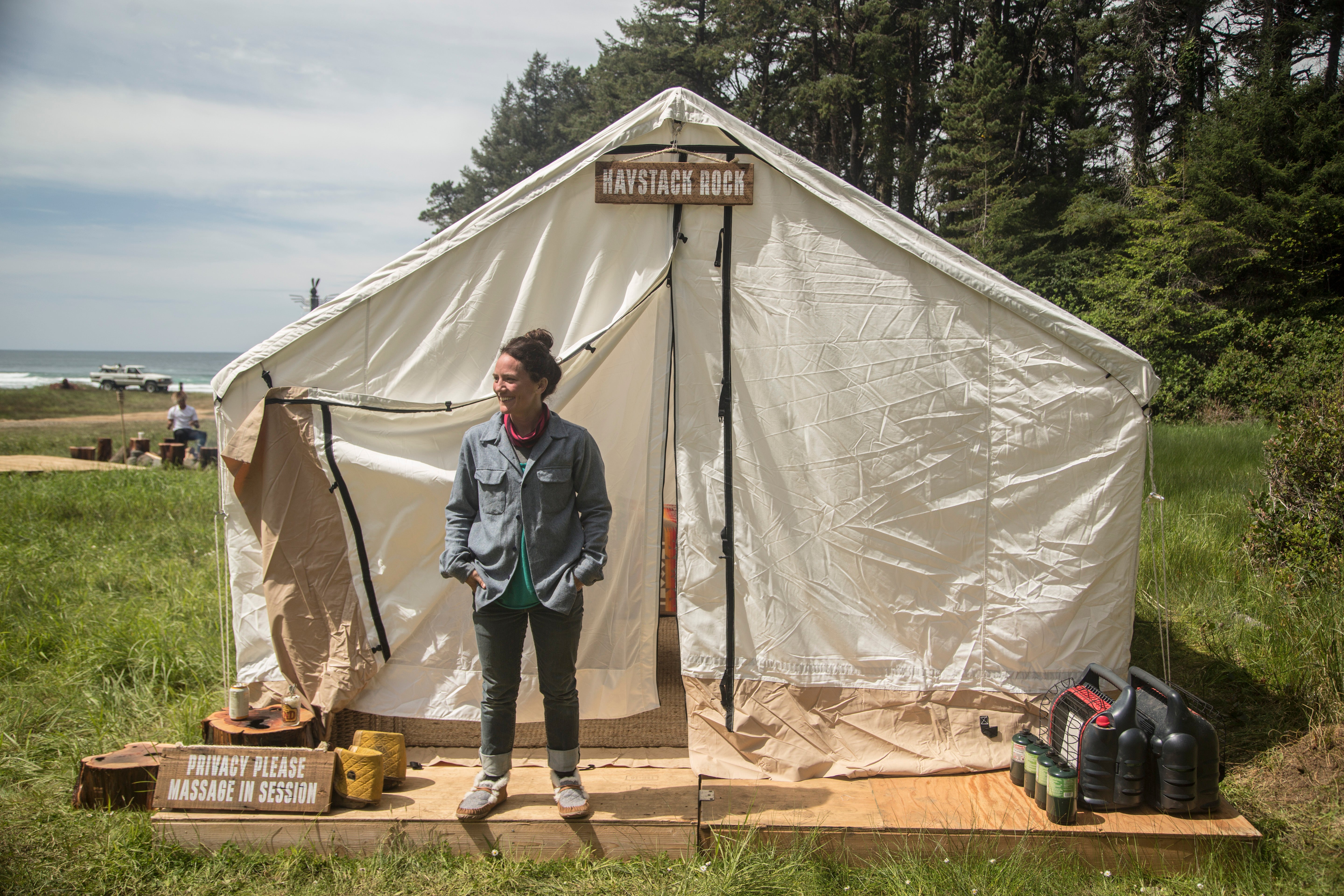 Wall Tent Canvas Covering - 12' x 10' - White (The Outer Layer of a Tent)