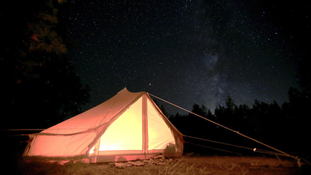 night camping + stargazing