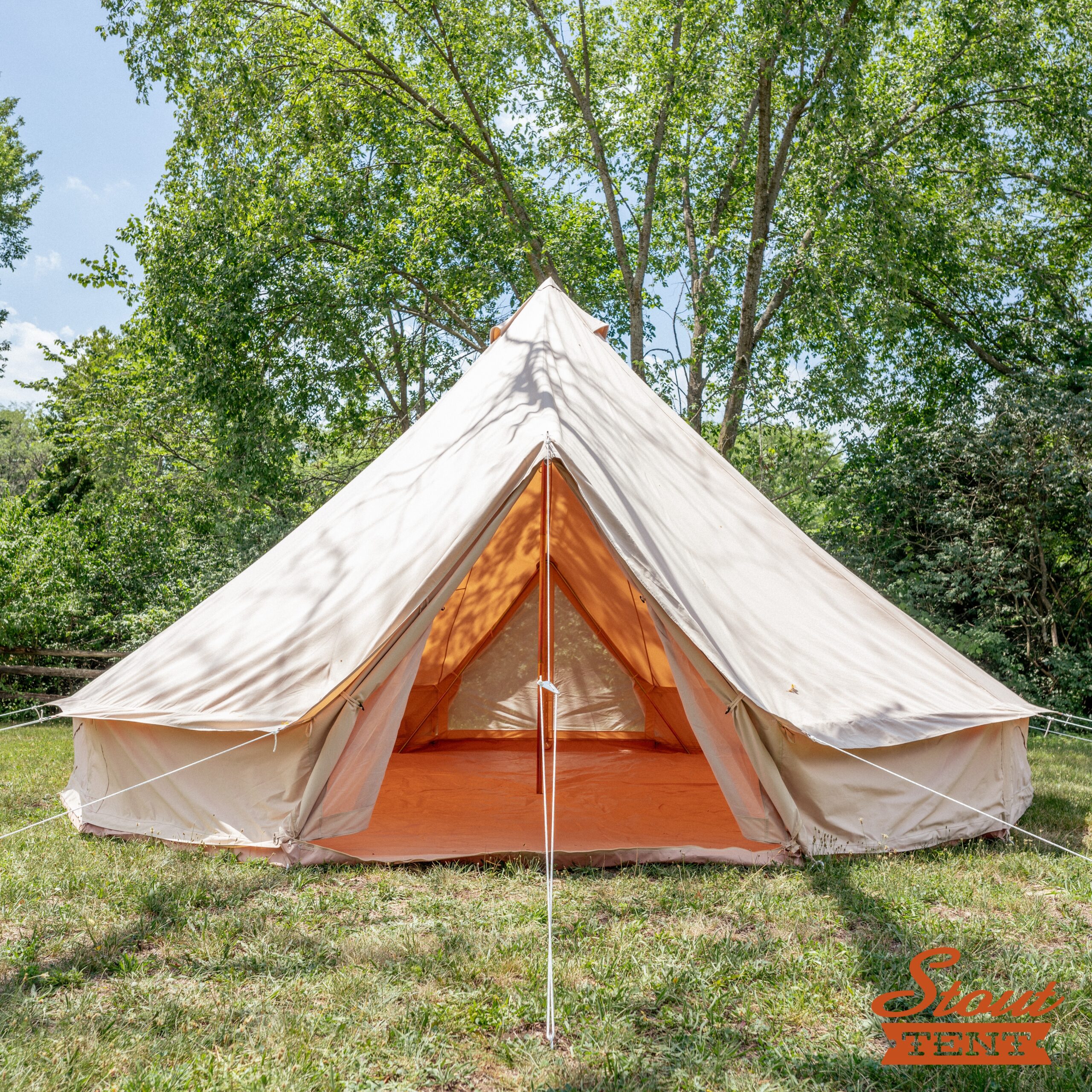 Two shop door tent