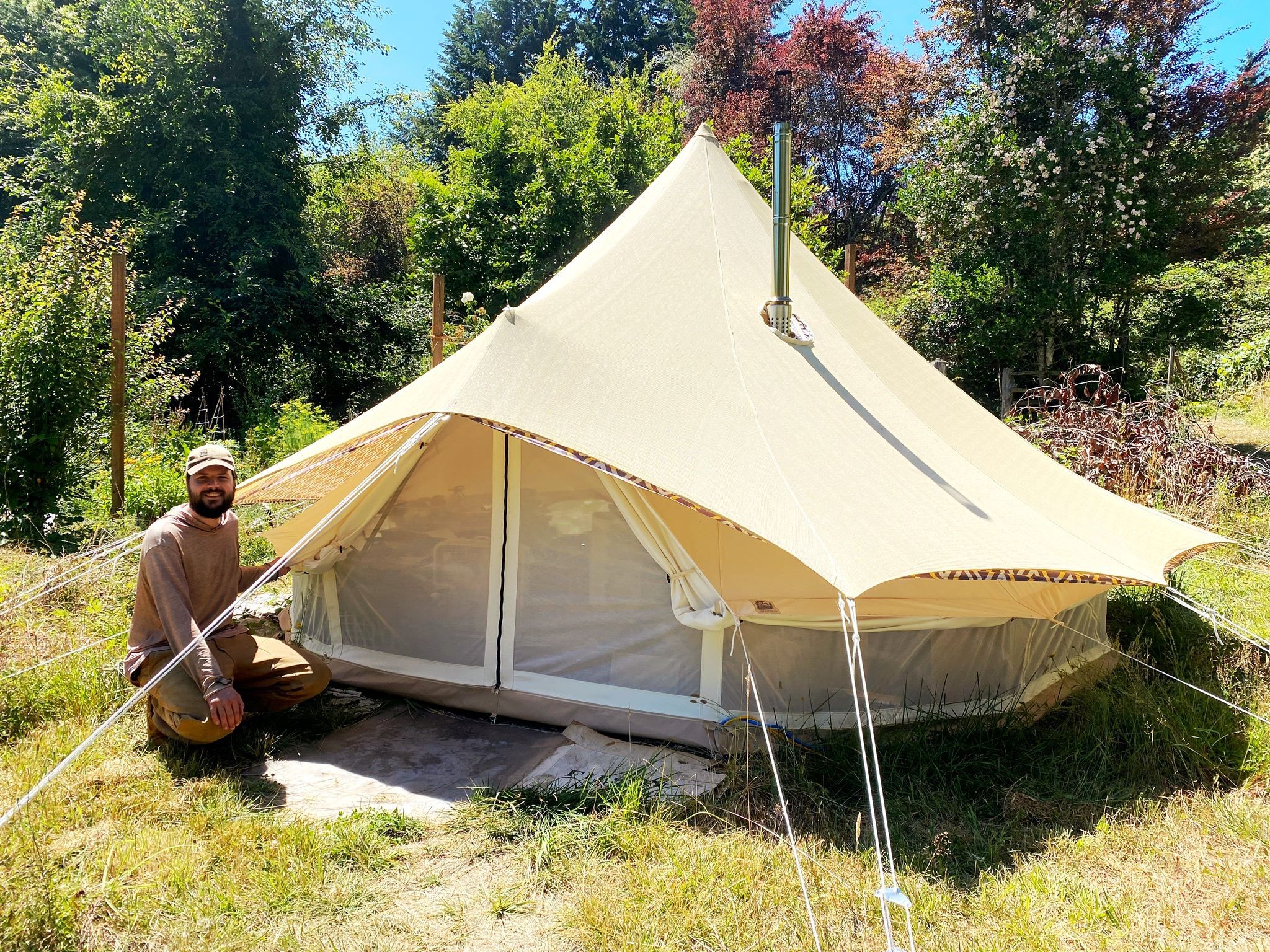 How to set up and pack away a bell tent – Bell Tent Set Up