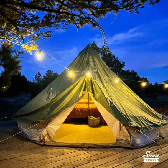 Green Rainfly for Stout Bell Tent - Image 2