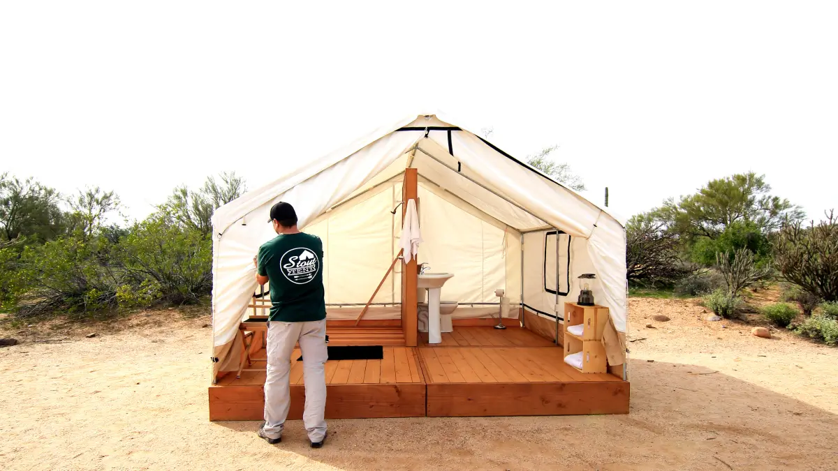 open tent