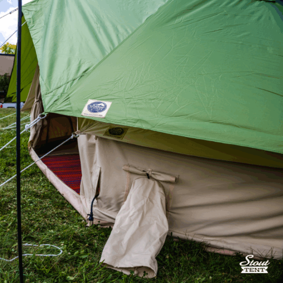Green Rainfly for Stout Bell Tent - Image 4