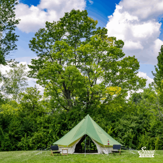Green Rainfly for Stout Bell Tent - Image 2