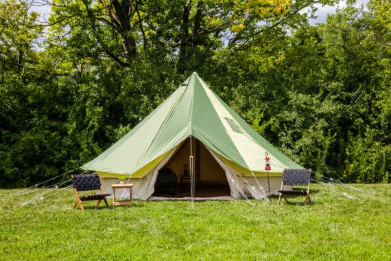 Green Rainfly for Stout Bell Tent - Image 5
