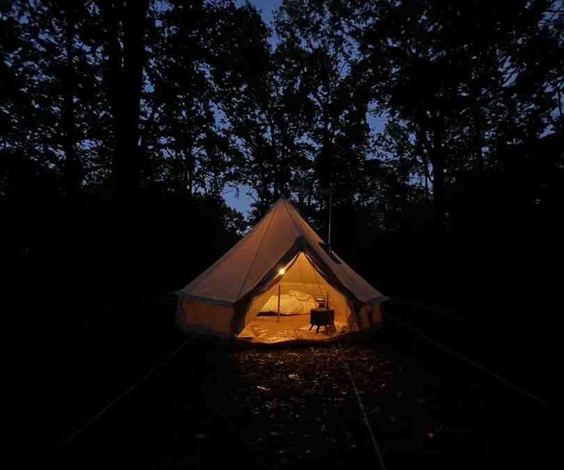 bell tent log burner